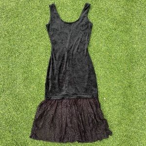 90s velvet dress